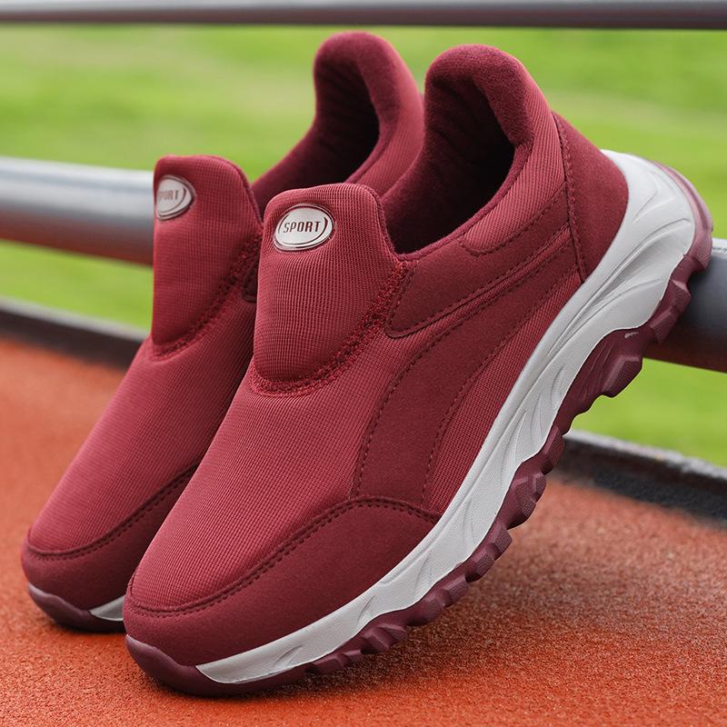 2024 Jesienne wygodne buty: Miękka Podeszwa Buty do Chodzenia dla Osób w Średnim i Starszym Wieku, Męskie i Damskie Ciepłe Pogrubione A110