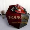 1 PC Automatic Folding Umbrella - Sunderland A.F Custom Name Pattern, Portable & Foldable Design with 8 Ribs, Christmas Birthday Gifts