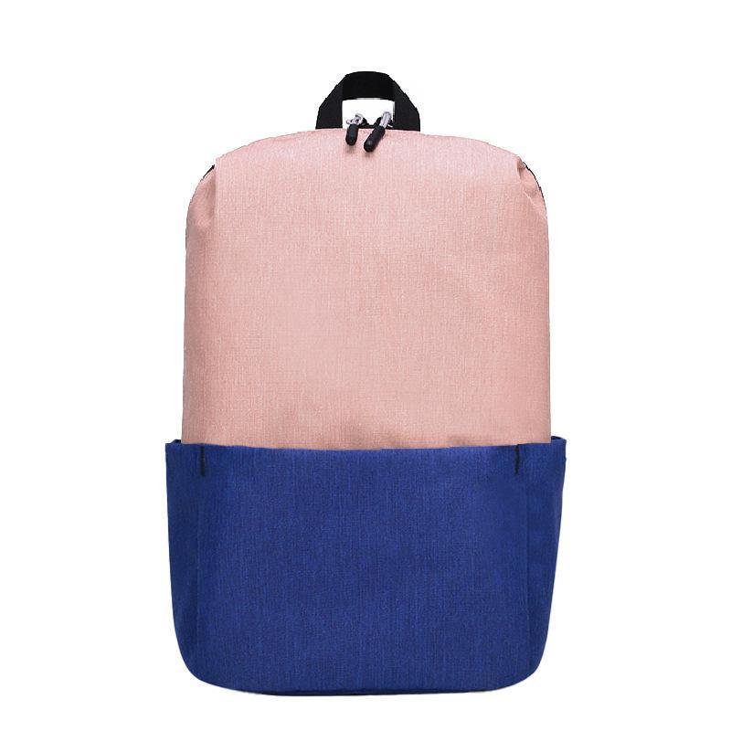 Oxford Fabric Backpack Lightweight Large Capacity Wear Resistant Casual Daypack for Hiking Camping Trip