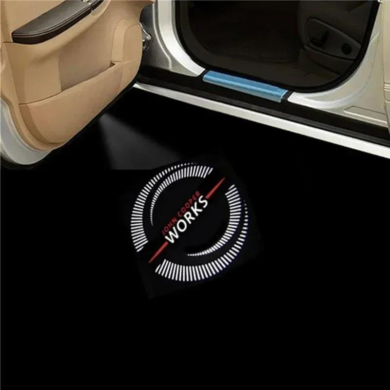 

LED Car Door Projector Car Welcome Lights For Mini Cooper Works R55 R56 R50 R53 R59 R57 R60 R61 F54 F55 F56 F57 F58 F6 2PCS