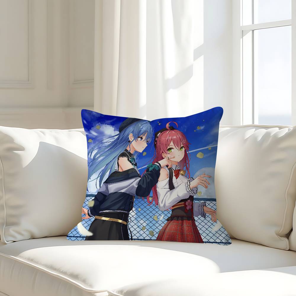 H-Hoshimachi S-Suise Pillowcase Toon Gift Cushion Cover Bedroom Home Sofa Chair Seat Decor Pillow Case