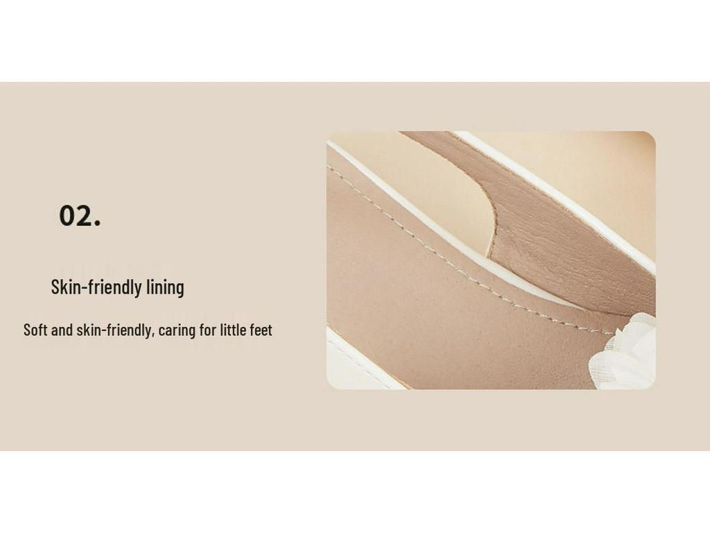 2025 Winter Lace Flower Crystal Heel Princess Shoes for Girls