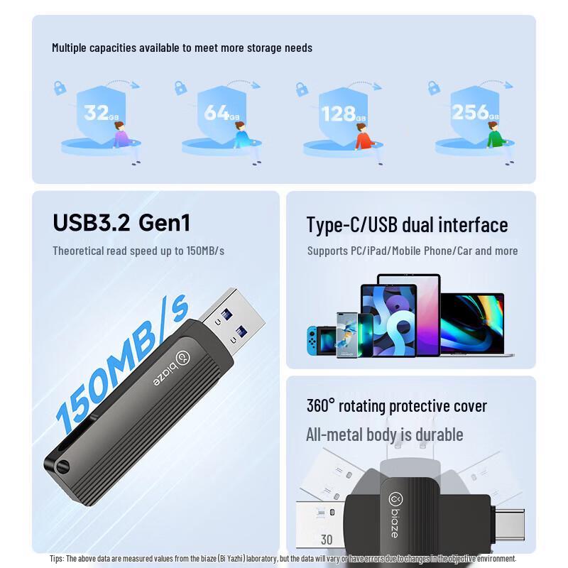 BIAZE High-Speed USB Flash Drive
