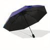 Pooh Bear, Lantern Festival Automatic Opening and Closing Umbrella - 8 Ribs Portable Folding Umbrella with Plastic Handle, Suitable for Leis