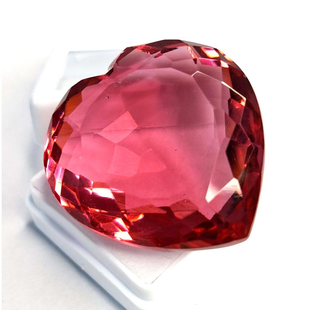 Certified Natural Rubellite Tourmaline Heart Cut 115-117 Ct Beautiful Gemstone