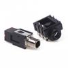 5PCS PCB Mount 6 Pin Input Output Jack Dual Channel Female 6.35mm Jack Stereo 1/4 Inch Guitar Pedal Input Jack Socket