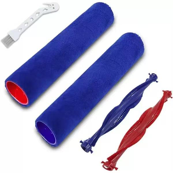 Compatible with Dyson Wash G1 Floor Washer: Soft Fluff & Bristled Roller Brush Accessories
