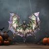 Bat Sun Catcher for DIY House Theme Party Decor Bat Stained Glass Window Hanging for Window Kitchen Office Home Living Room