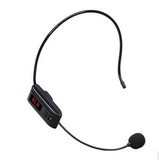 

Wireless Headset Microphone with Amplifier for Teachers, Guides, and Coaches чорний