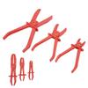 3pcs Plastic Hose Clamp Tool Pipe Tube Cutting Off Pliers with AntiSlipping Handle(Red )