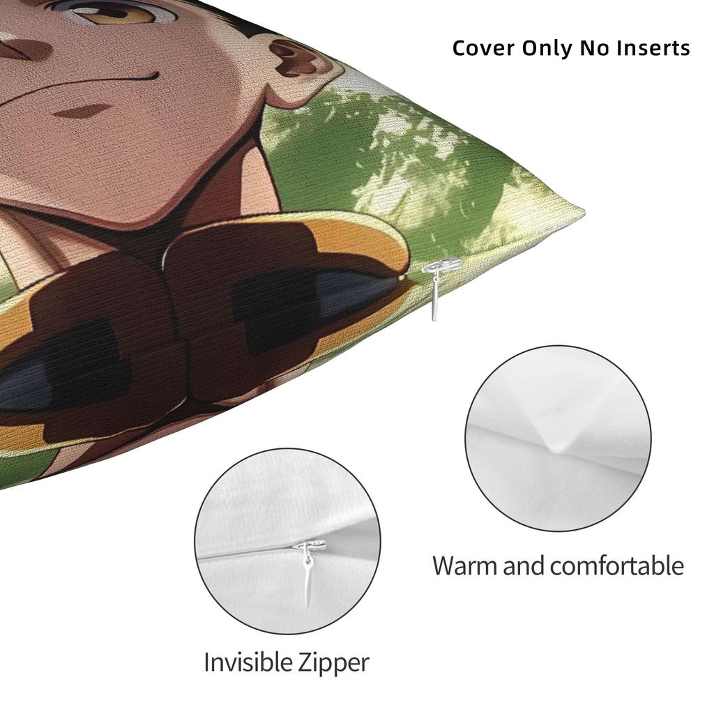 Anime Gon Pillow Case Funny Pillow Cover Comfy Pillowcases For Sofa Car Home Decor