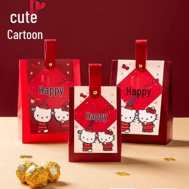 2025 High-End Creative Cartoon Candy Box for Weddings and Engagements