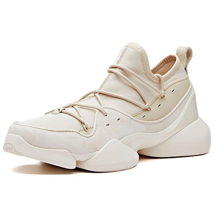 Anta UFO Shock Absorbing Anti-Slip Durable Breathable Impact Resistant Rebound Low Top Basketball Shoes Men Sneakers Gray White 11911803-4