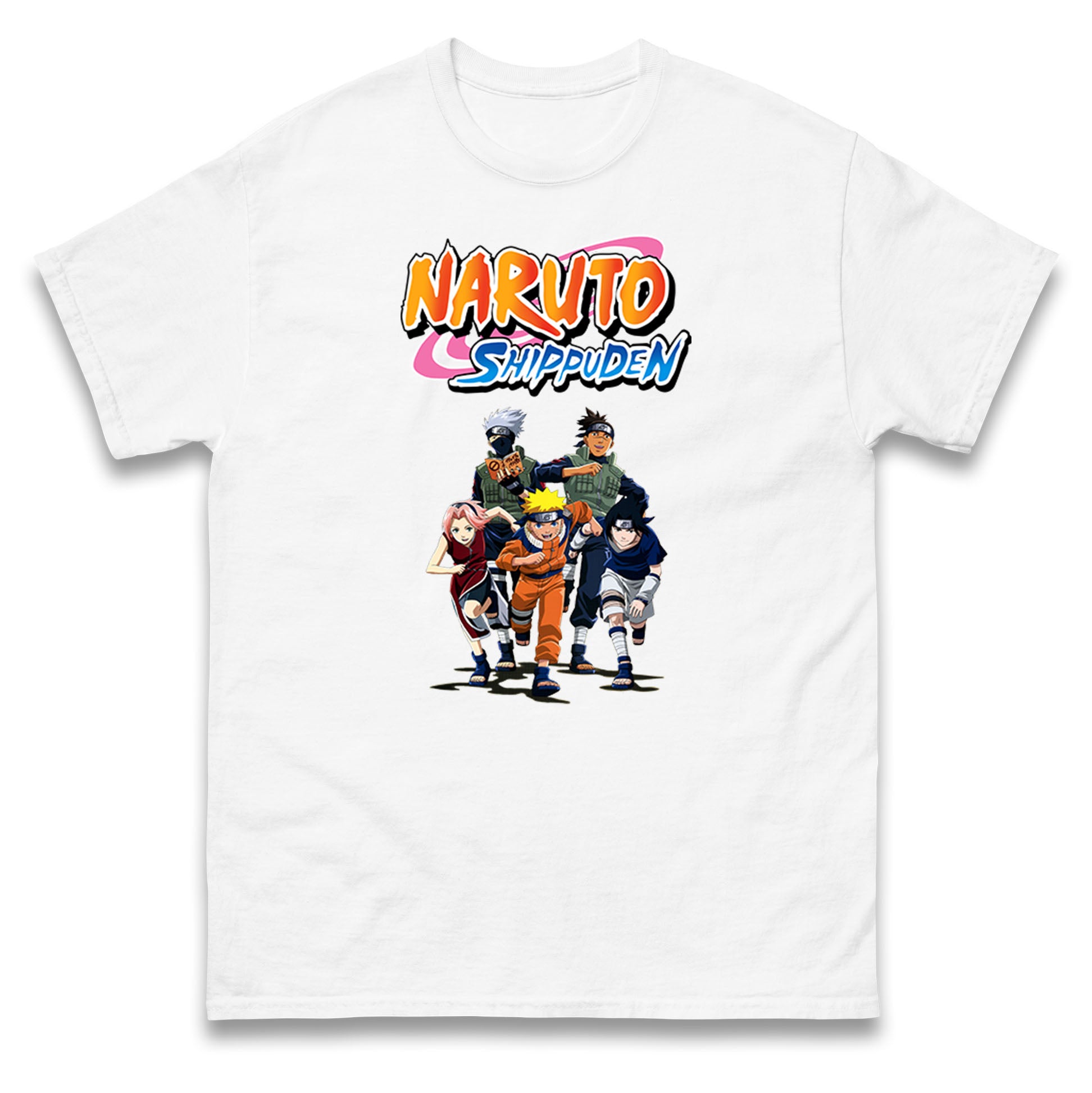 Naruto Shippuden Friends Mens T Shirt Womens Tops Tees Naruto Anime Top S