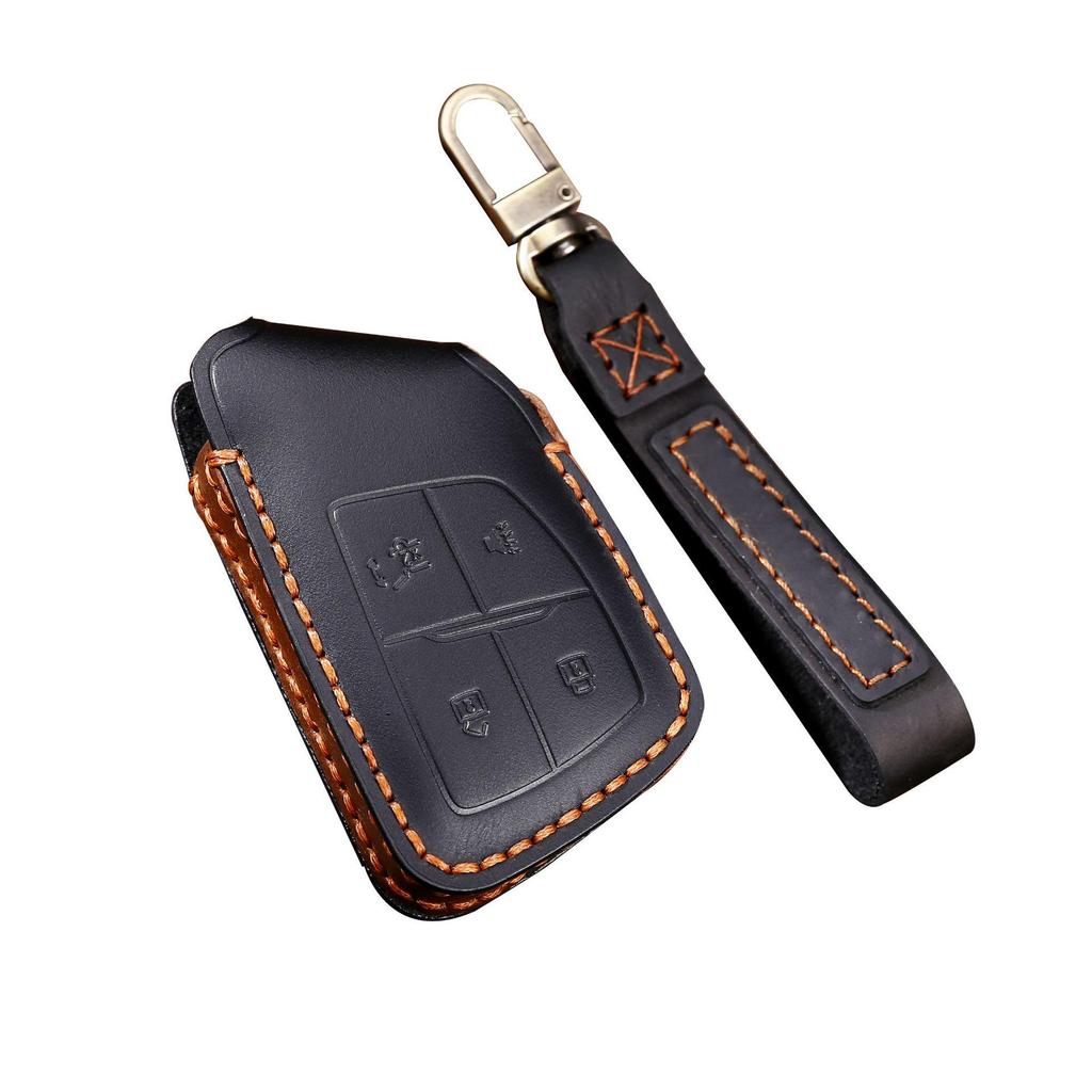 Premium Leather Key Cover for New Buick Envision - High-End Protection