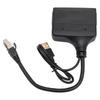 Ethernet Splitter 1 in 4 Out RJ45 Interface 1000Mbps Gold Plated Pin Safe Stable Signal LAN