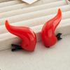 Devil Horn Hair Clip Halloween Party Dressingup Side Clip Costume Props Headwear