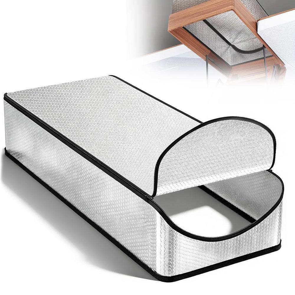 Couverture Universelle pour Escalier de Grenier Toutes Saisons - Isolée, Anti-poussière, Conception Épaisse en Aluminium