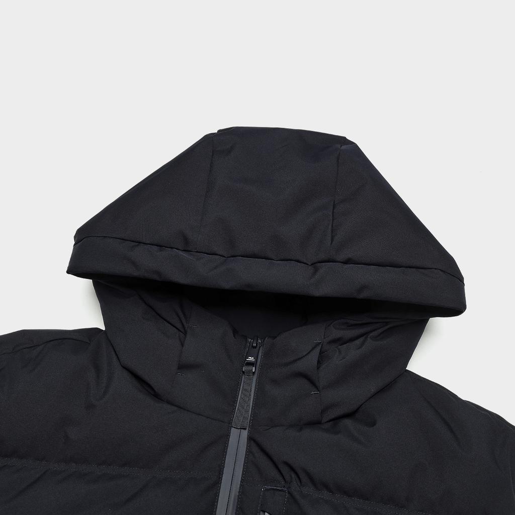 Fila Original Fashion Casual Comfortable Color Block Long Sleeve Down Jacket Men Outerwear Cloud-Mushroom-White F11M449911F-WT