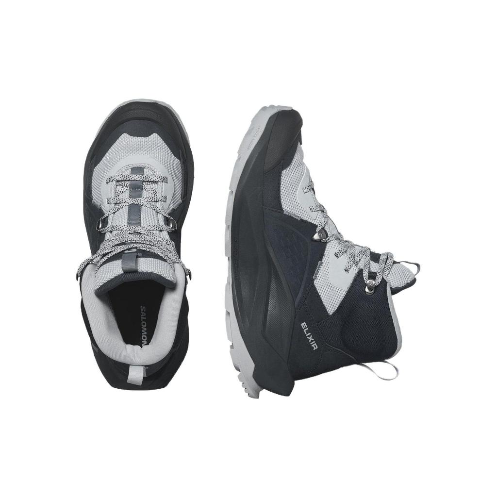 SALOMON Elixir Sports Comfortable Non-Slip Wear-Resistant Mid-Top Outdoor Functional Shoes Women Shoes Gray 472968