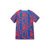 Nike Geometric Pattern Full Print Round Neck Short Sleeve Soccer Jersey Retro Men Jersey Signal-Blue DJ8560-404