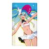 Caravan Racing Miku 2024 Summer Holiday Ver. Key Case, Approx. 110 X 57 X 15mm, Made of PU Leather and Zinc Alloy