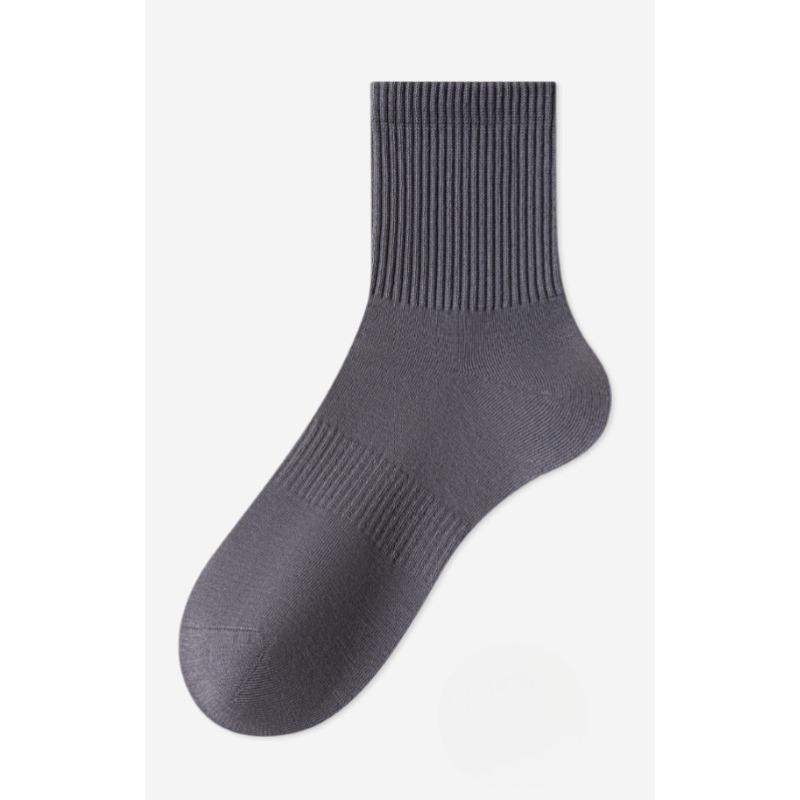 Men's Boneless Thigh-high Socks, Antibacterial, Sweat-absorbing and Breathable Long Socks, Sweat-absorbing and Odor-proof Pure Cotton Socks