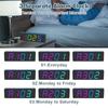 A96I-Soldering Practice Set 4-Digit Digital Alarm Clock Kit With RGB Colorful Modes, Diplay DIY Clock Soldering Project Set Kit