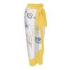 Foreign Trade Cross-Border Tie-Up Print Midi Skirt - European & American Beach Swim Skirt