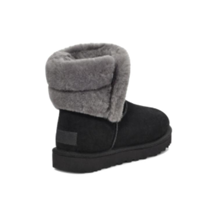 New UGG Saniya Mini Suede Classic Boot 'Black' Women's 1153512-BLK