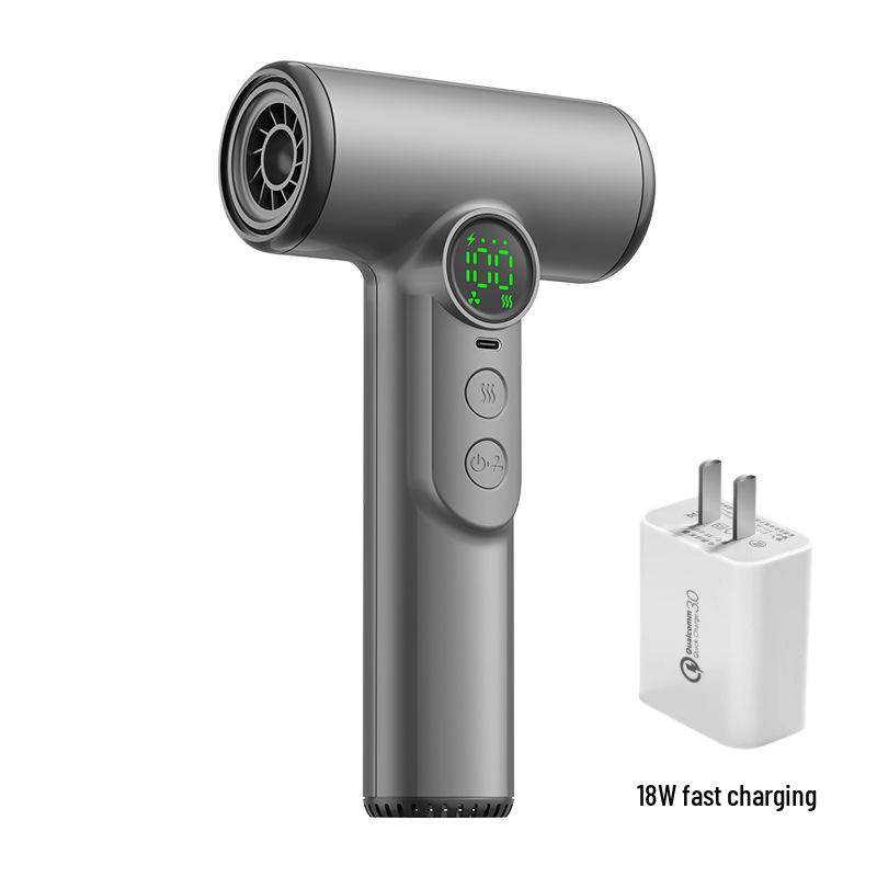 Rechargeable Wireless Hair Dryer for Home, Art Students, Outdoor Use, and Baby Care