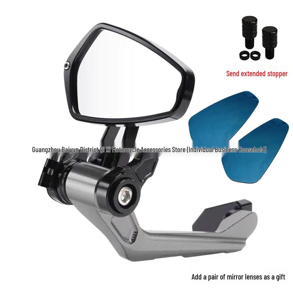 Compatible Handguard Rearview Mirror for Chunfeng NK650/800, NK250/450 – Racing Handguard with Reflective Mirror & Backup Camera.