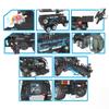 Swat Team Military 6-12 Years Old Children Educational Building Block Aegis Anti-Riot Armored Vehicle C0558