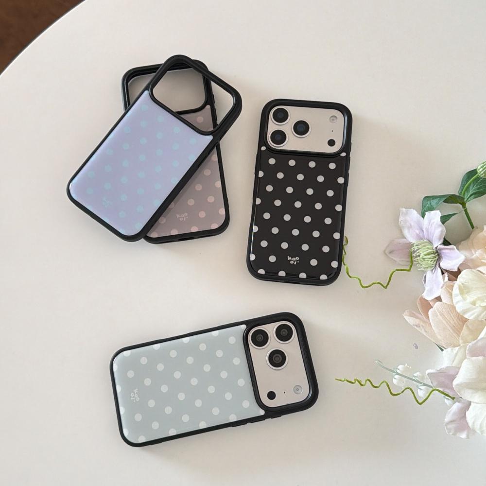ins color polka dots are suitable for Apple 17 Pro mobile phone case iPhone16 personalized anti-drop 15/14 couple protective case