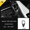 BBJS7 Accessories for BMW X3 X4 F25 F26 Car Inner Gearshift Air Conditioning CD Panel Door Armrest Cover Trim Decorative Car Stickers