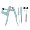 Grommet Machine Hand Press Effort Saving Aluminium Easy Operation Grommet Eyelet Tool Kit for Punch Craft DIY