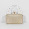 Light luxury woven shiny ladies dinner bag party bag with chain handbag diamond-encrusted high-end bag