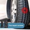 Tire Repair Nail Tire Screw Plug Fast Tool With Screwdriver Wheel Plugs Puncture Tool Studs For Auto Car Truck Sedan Tractor
