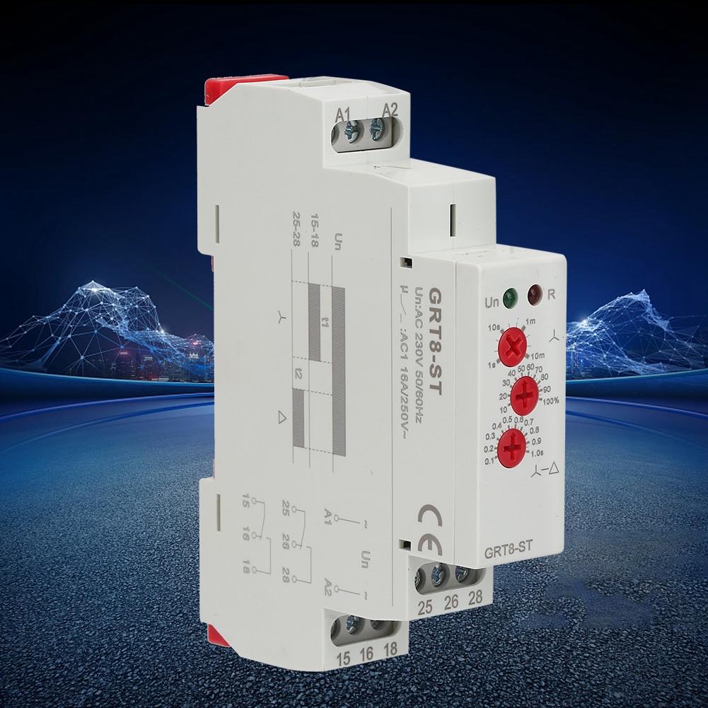 GRT8‑ST Delay On Motor Star   Timer Soft Starter   Relay Motor Starter(AC230V)
