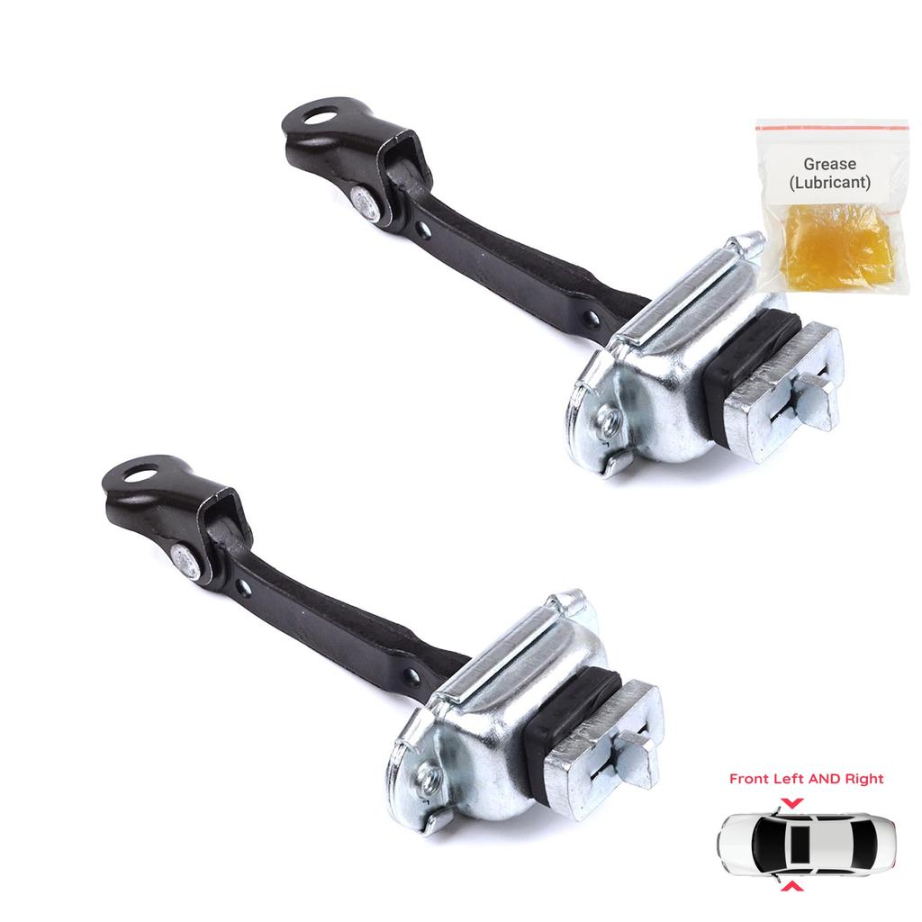 BDP1365-1 2 Pieces Front Door Stop Check Assy Limiter Strap for Toyota Yaris Echo Verso FunCargo Vitz Platz MK1 P1 P2 2003-2005 Facelift