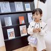 Adorable Mini Pearl Handbag For Girls Trendy Princess Style Cute Cotton Tote