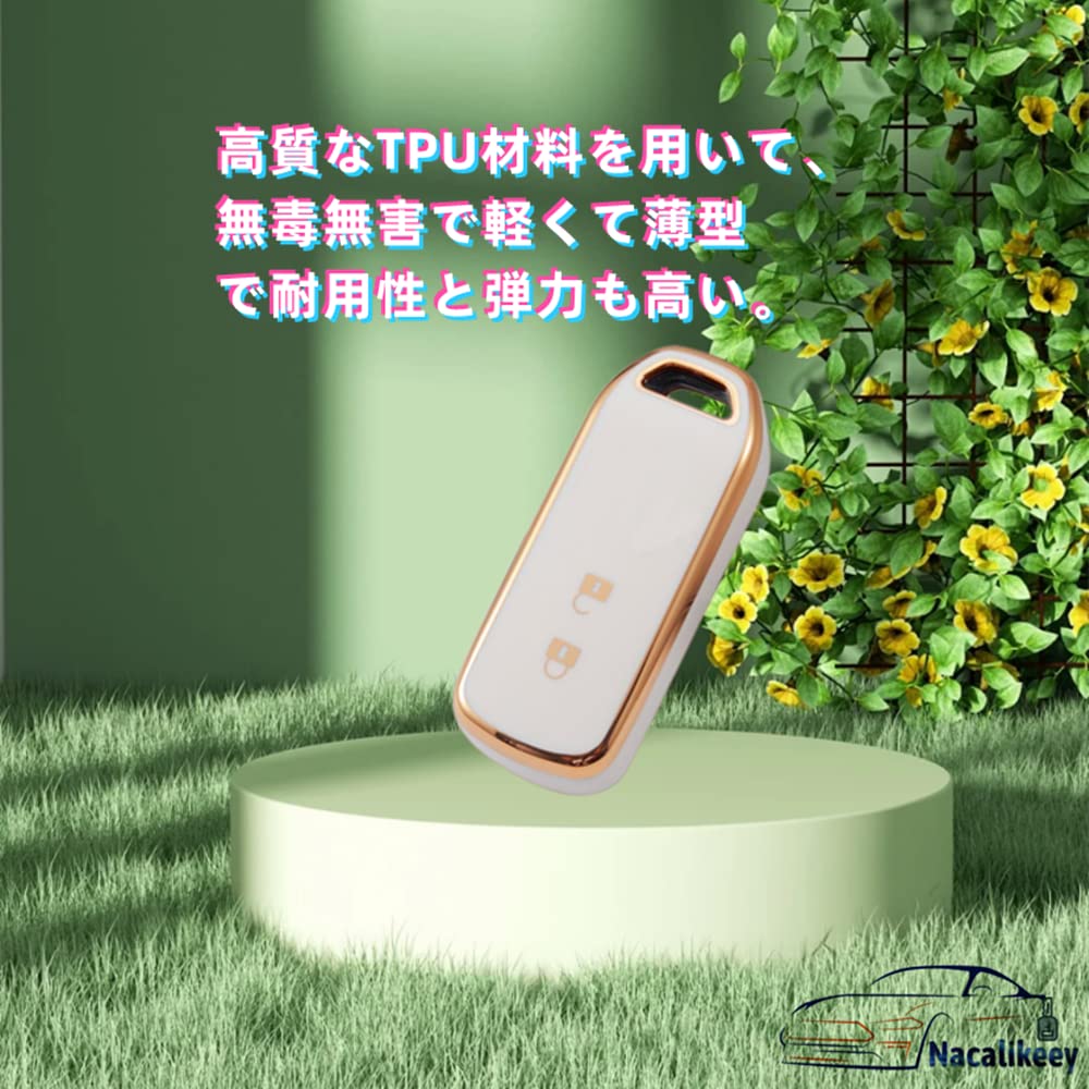 Nacalikeey Key Cover Keychain Fit for Honda N Series Honda New NBOX Key Case