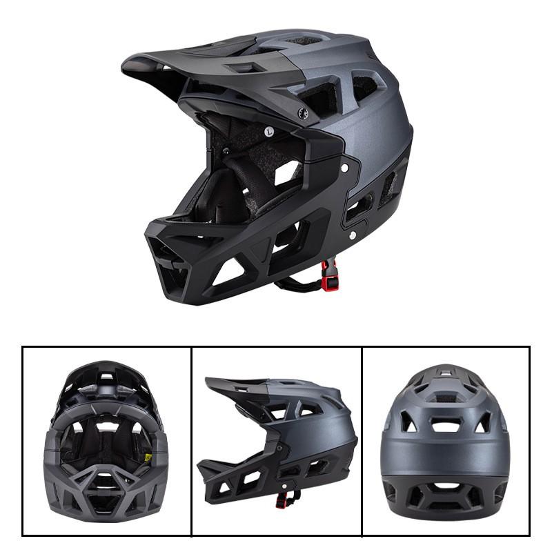 Full Face Motorcycle Helmet Adult Off-Road Racing Downhill MTB Cycling Protective Gear Black Red White