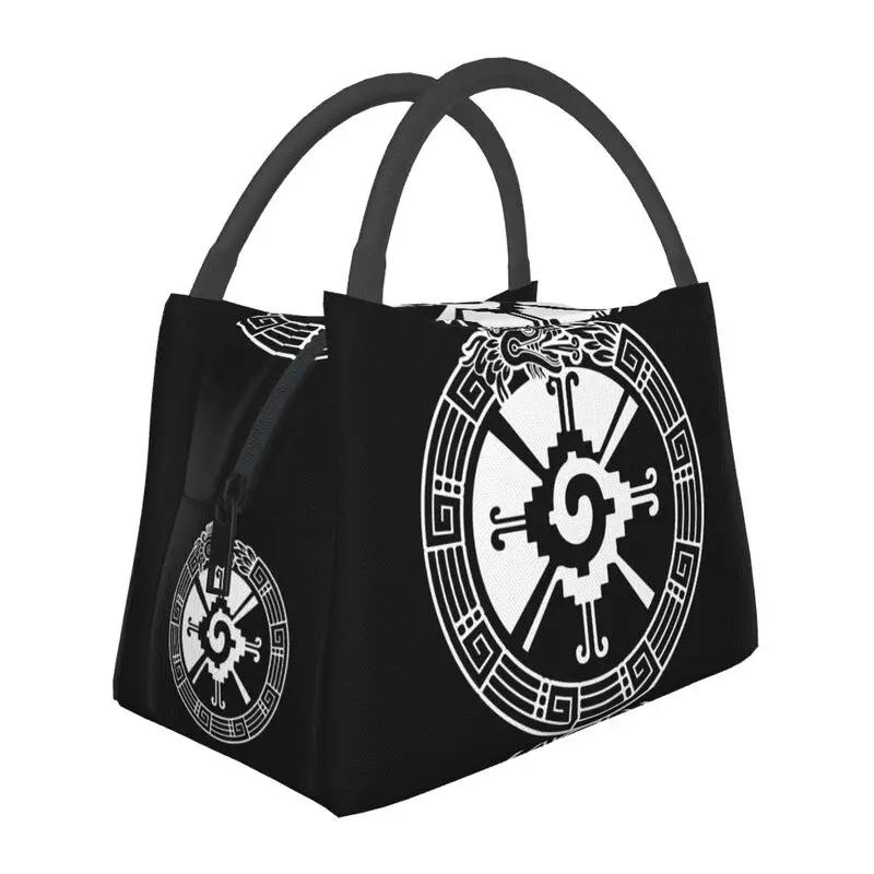 

Hunab Ku Ometeotl Aztec Yucatec Maya Mayan Inca Toltec Изолированная сумка для обеда для школы, офиса, портативный термохолодильник, ланч-бокс для женщин 28x17x16CM