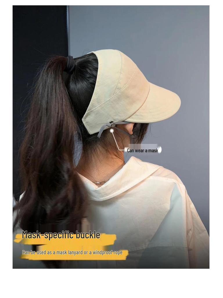 Women's Summer UV Protection Wide-Brim Sun Hat for Cycling