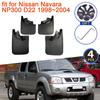 Garde-boue pour Nissan Navara NP300 Pick-Up D22 1998 ~ 2004 1997 2005 2003 2002, roues avant, garde-boue, accessoires de voiture 2000