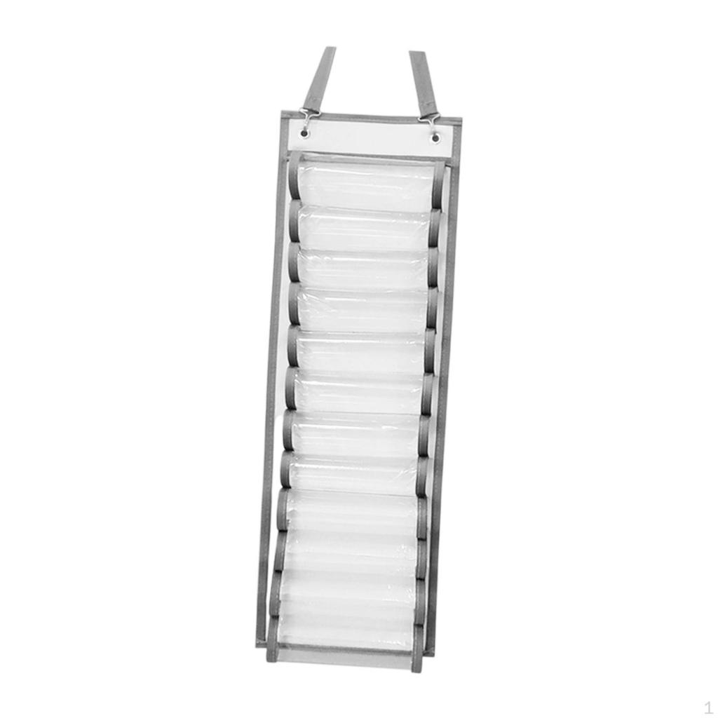 Vinyl Roll Holder 12 Compartments Closet Creative Space Saving Multipurpose Craft Storage Rack