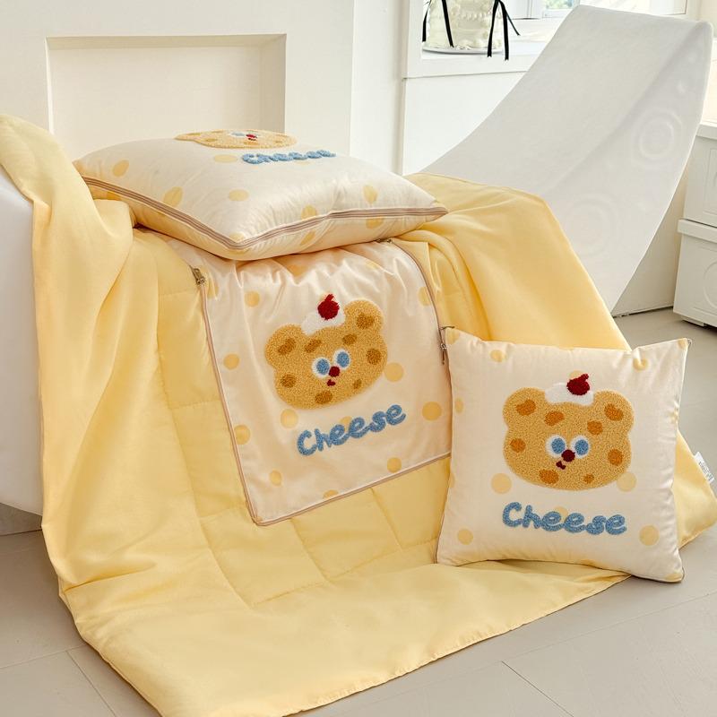 2025 Foldable Car Interior Cushion & Blanket: Converts Between Backrest Pillow and Air Conditioning Quilt