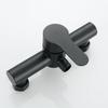 304 Stainless Steel Bathroom Faucet Shower Black Silver Faucet Wall Mounted Bathtub Shower Mixer Tap Shower Faucet Mixer Taps