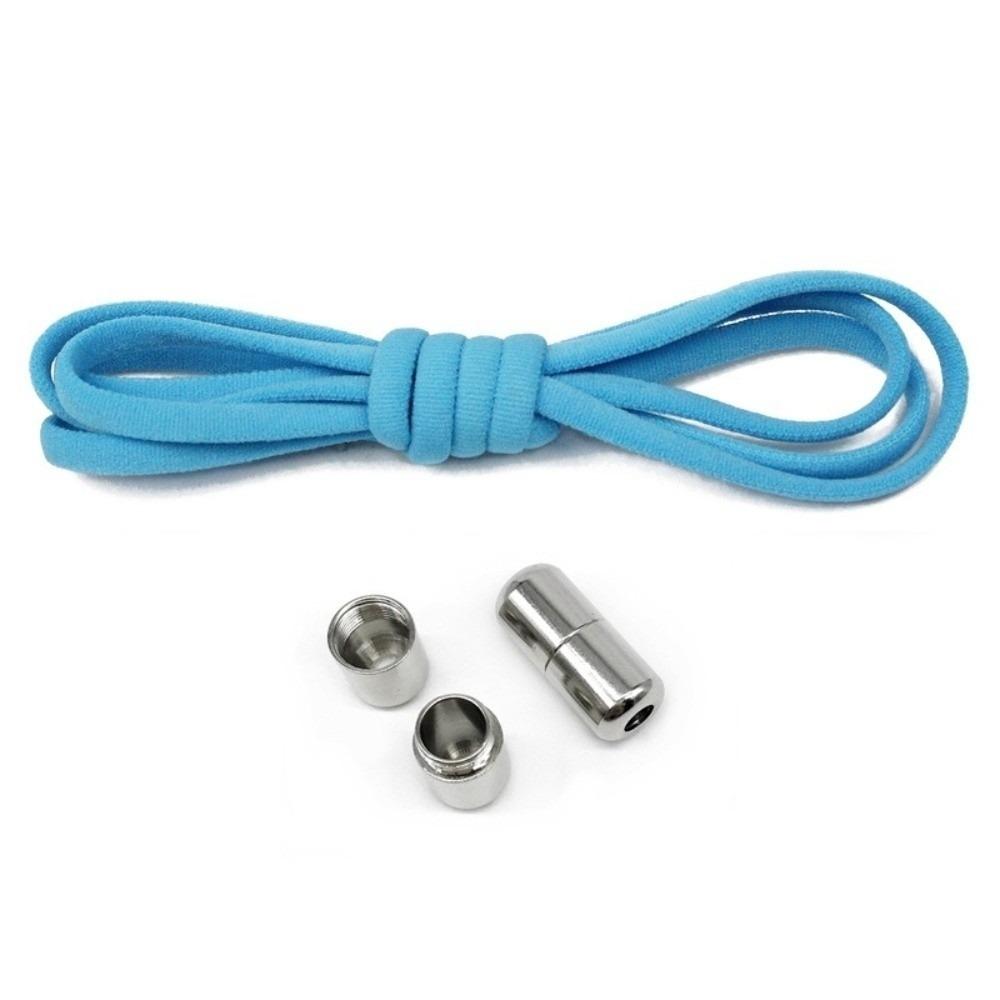 Easy Wear Semicircle No Tie Shoelaces Metal Lock Adjustable Lazy Laces Elastic One Size Fits All Shoe Rope Shoes Accessories